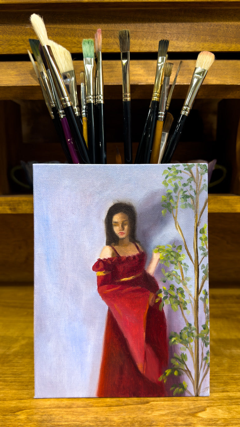 Red Dress - study