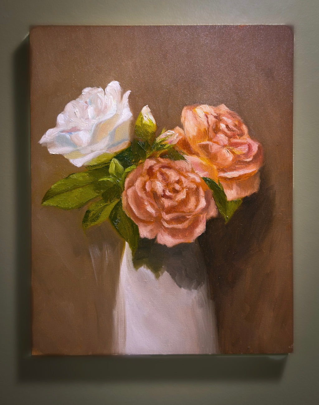 Roses In A Vase