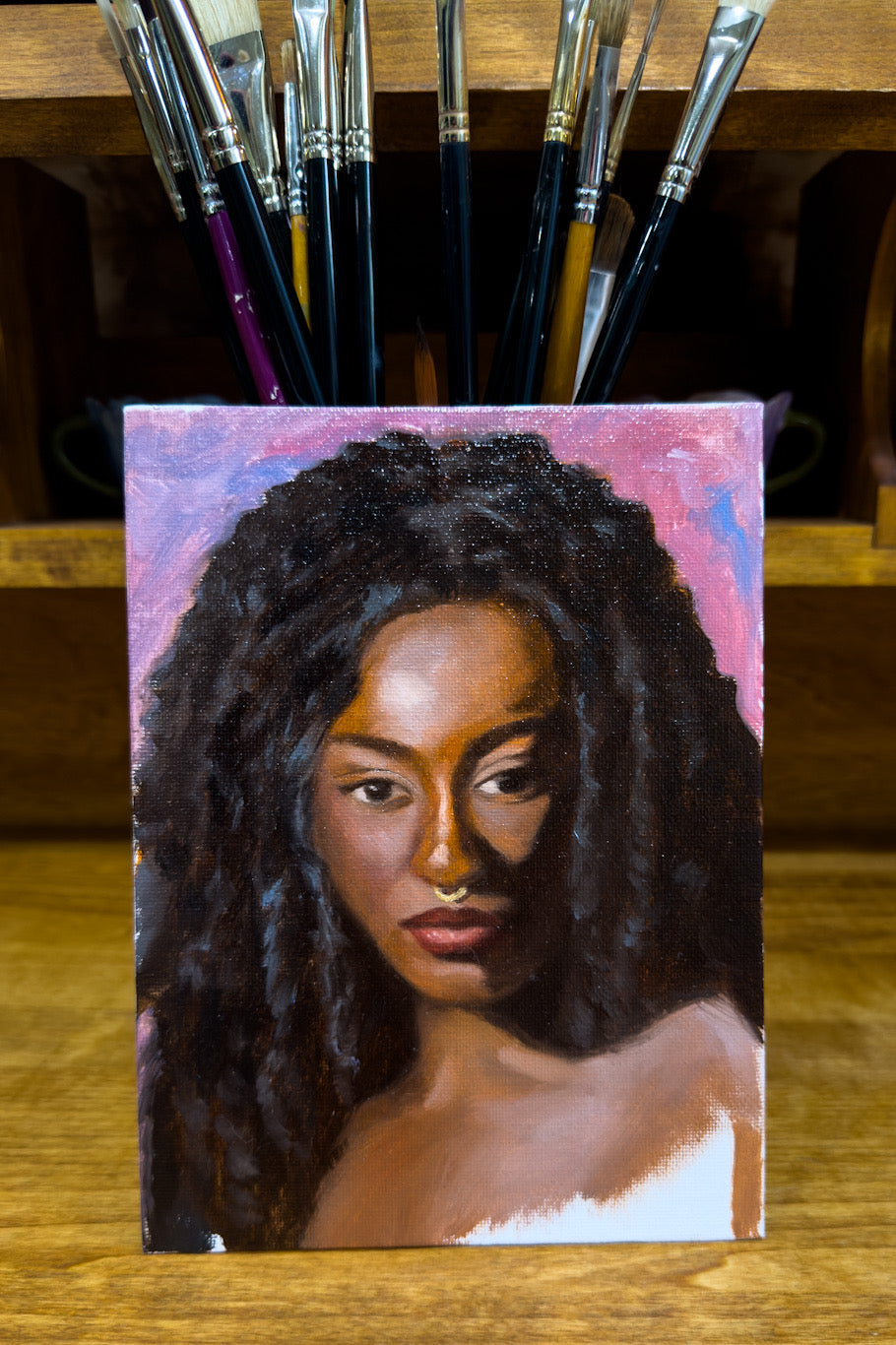 Portrait of Nyla - study