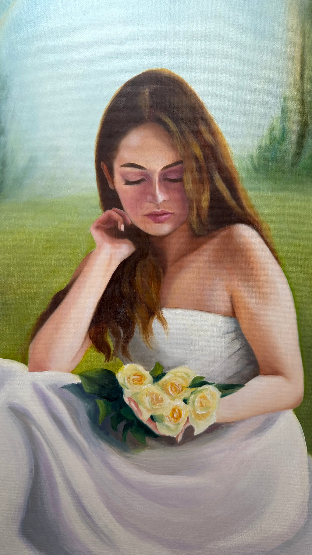 woman in white