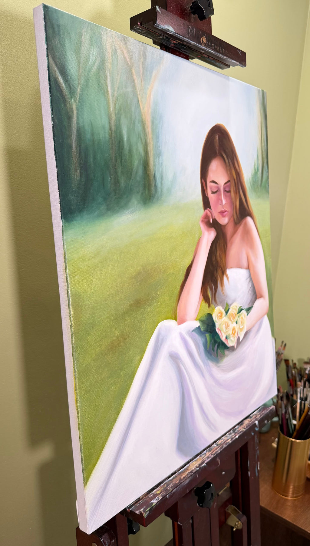 woman in white