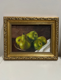 4 pears- framed