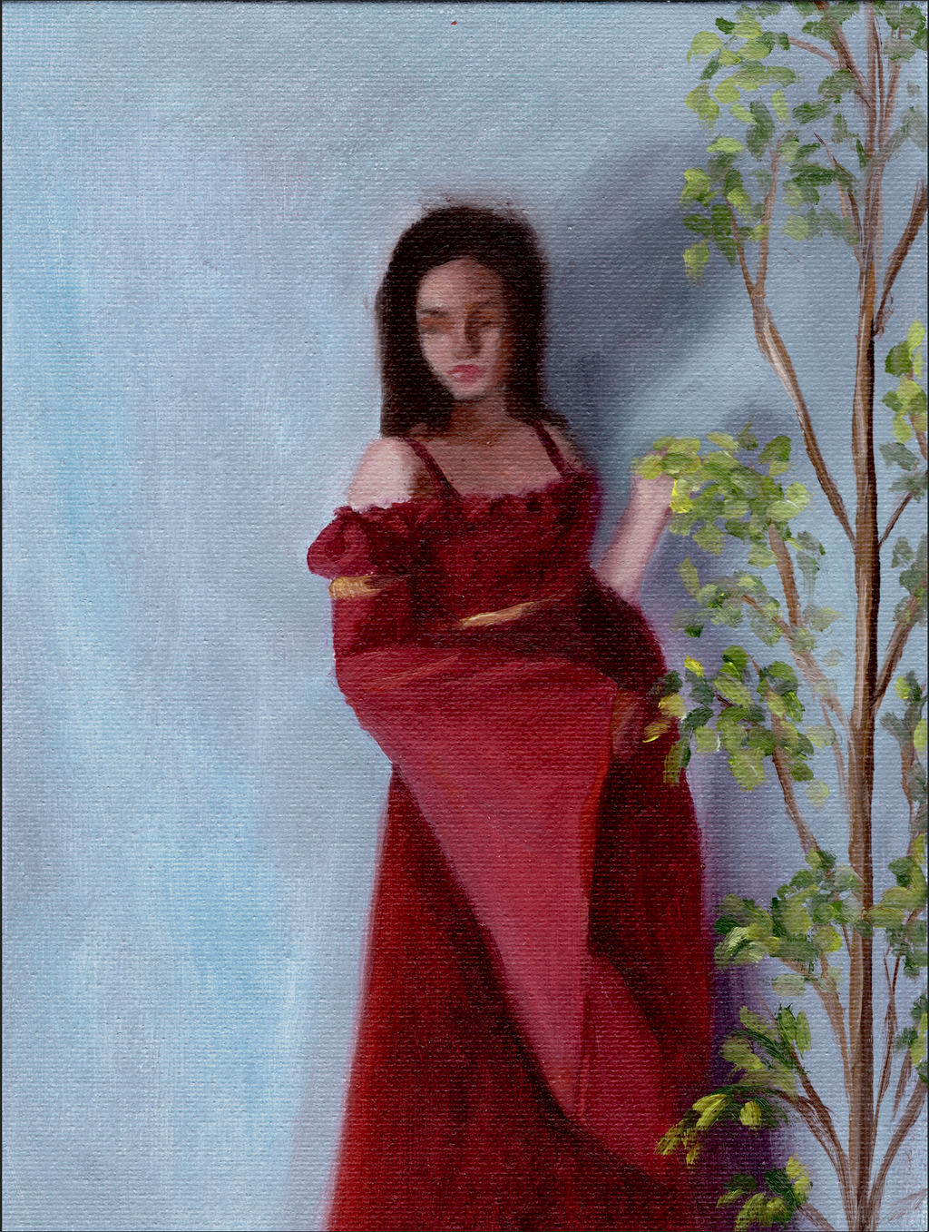 Red Dress - study