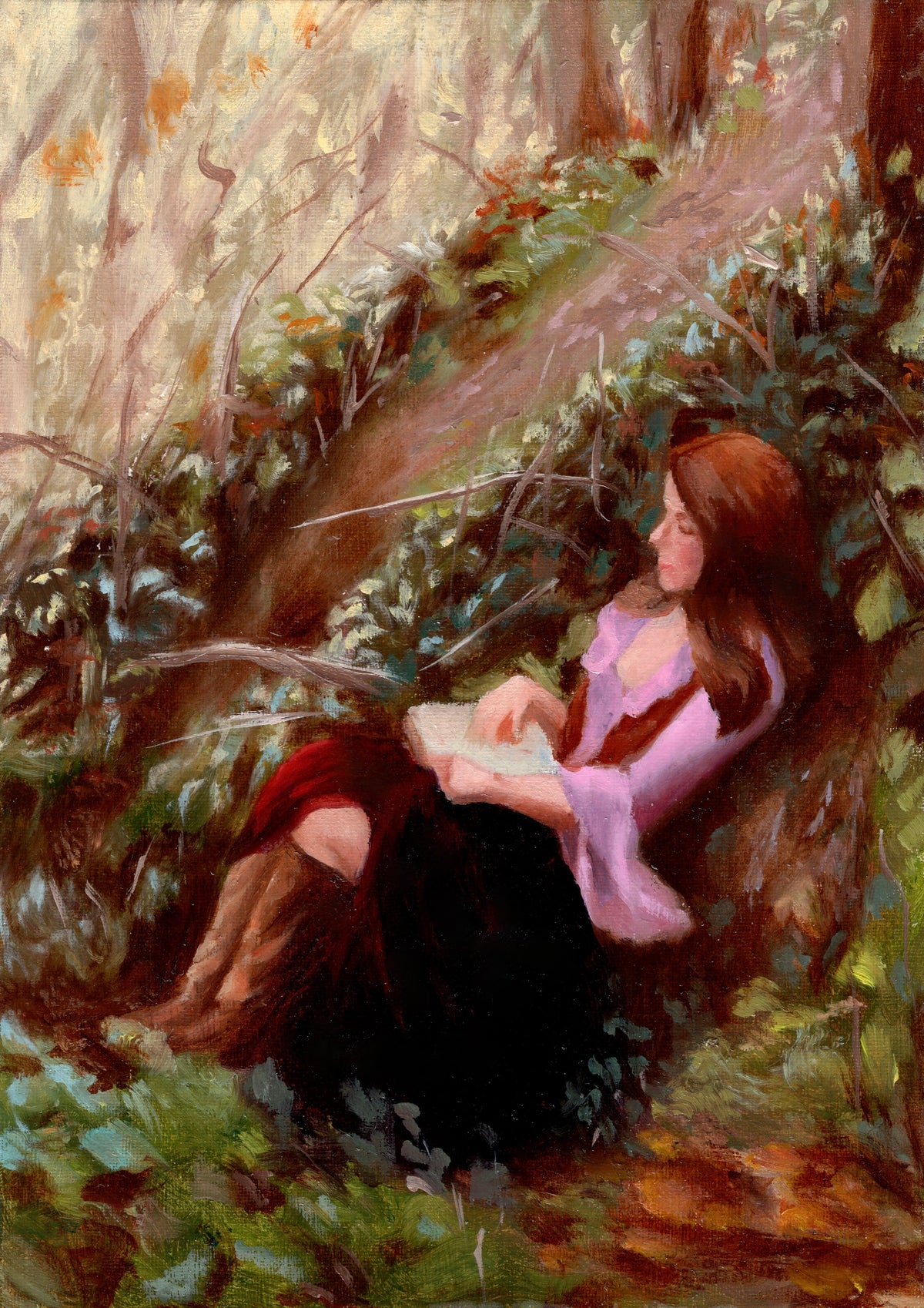 Reading In The Forest